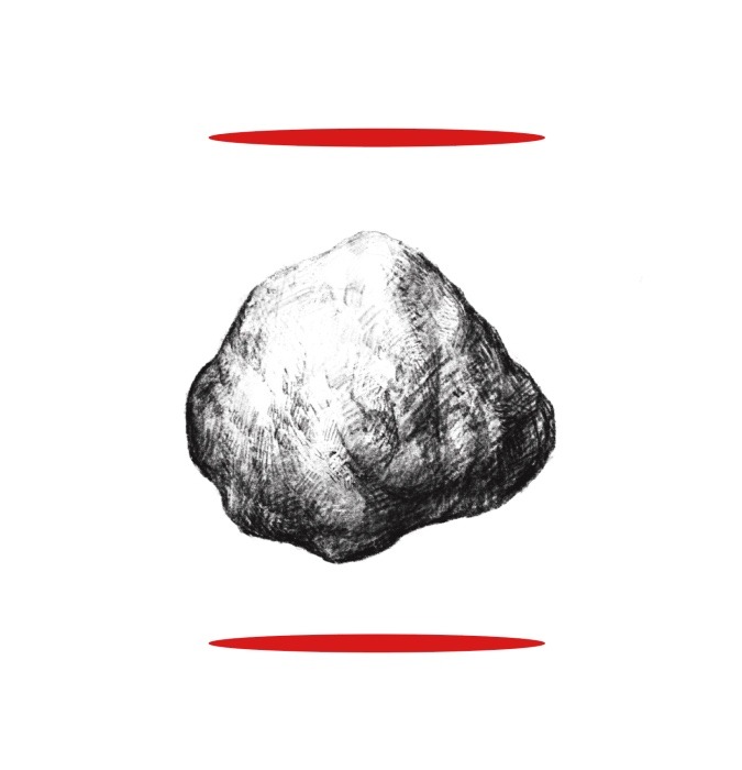 腹の中に重い石