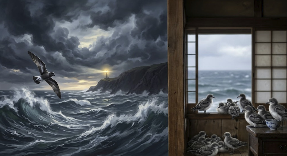 雲を越えし海燕